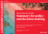 Climate Action Survey 2022-Summary for Policy & Decision making