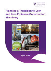 Planning a Transition to Low and Zero Emission Construction Machinery