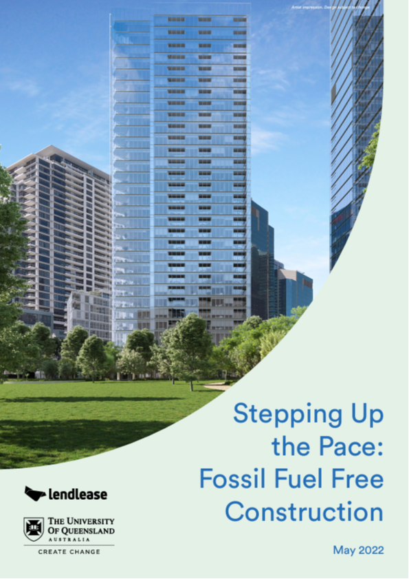 Stepping Up the Pace: Fossil Fuel Free Construction