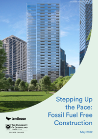 Stepping Up the Pace: Fossil Fuel Free Construction