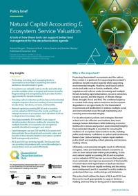 Natural Capital Accounting & Ecosystem Service Valuation